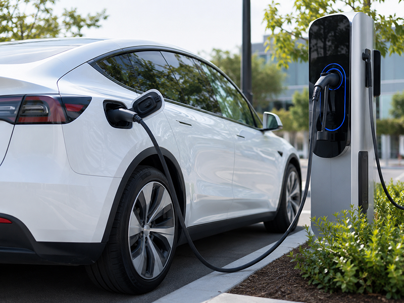 Electric vehicle charging application scene