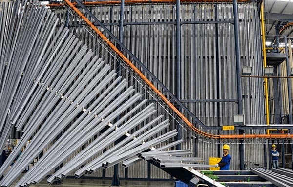 Aluminum profile surface treatment process
